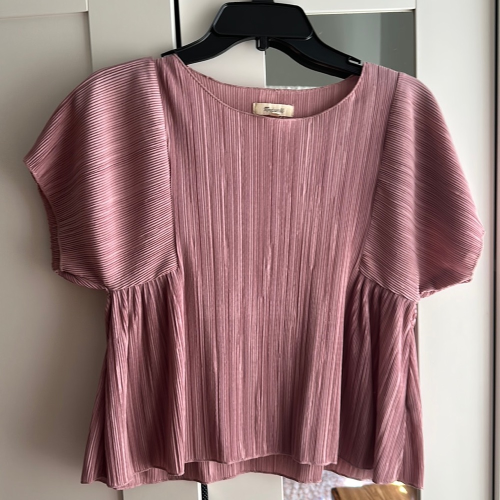 Pink madewell blouse xs